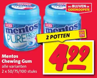 Nettorama Mentos Chewing Gum aanbieding