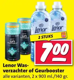 Nettorama Lenor Wasverzachter of Geurbooster aanbieding