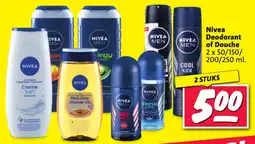 Nettorama Nivea Deodorant of Douche aanbieding