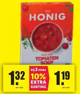 Nettorama Honig tomaten soep aanbieding