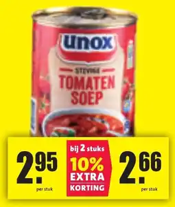 Nettorama Unox Tomaten Soep aanbieding