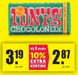 Nettorama Tony's Chocolonely aanbieding