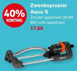 Hoogvliet Zwenksproeier Aqua S aanbieding