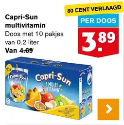 Hoogvliet Capri Sun multivitamin aanbieding