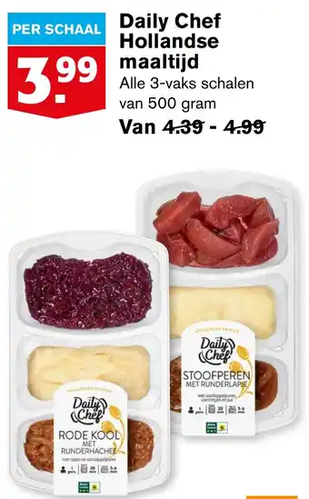 Hoogvliet Daily Chef Hollandse maaltijd aanbieding