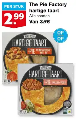 Hoogvliet The Pie Factory hartige taart aanbieding