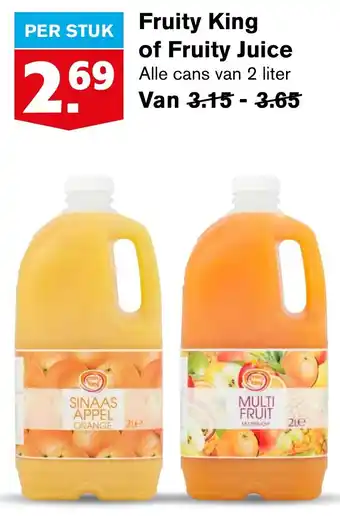 Hoogvliet Fruity King of Fruity Juice aanbieding