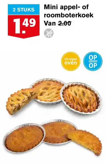 Hoogvliet Mini appel of roomboterkoek aanbieding