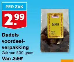 Hoogvliet Dadels voordeelverpakking aanbieding