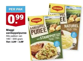 Hoogvliet Maggi Aardappelpuree aanbieding