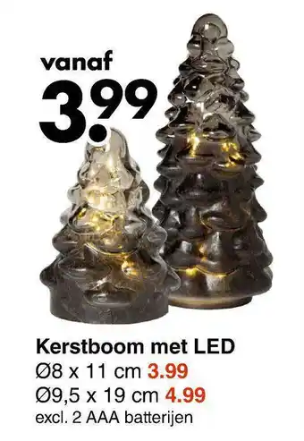 Wibra Kerstboom Met LED aanbieding