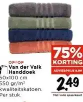 Vomar Voordeelmarkt OP=OP Van der Valk Handdoek aanbieding