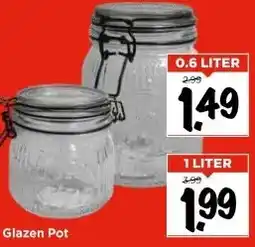 Vomar Voordeelmarkt Glazen Pot aanbieding