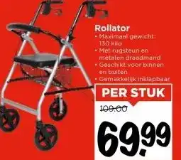 Vomar Voordeelmarkt Rollator aanbieding