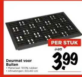 Vomar Voordeelmarkt Deurmat voor Buiten aanbieding