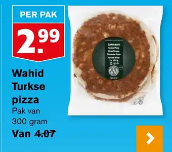 Hoogvliet Wahid Turkse pizza aanbieding