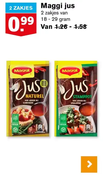 Hoogvliet Maggi jus aanbieding