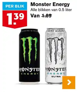 Hoogvliet Monster Energy aanbieding