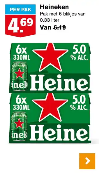 Hoogvliet Heineken aanbieding