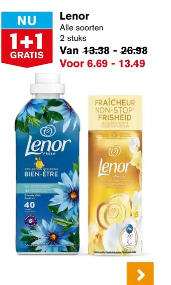 Hoogvliet Lenor aanbieding