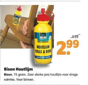 Plentyparts Bison Houtlijm Bison aanbieding