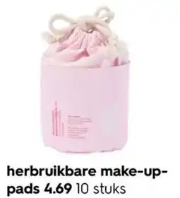 HEMA herbruikbare make up pads aanbieding