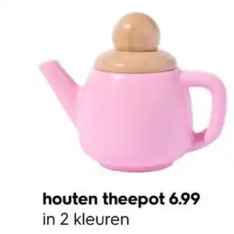 HEMA houten theepot aanbieding