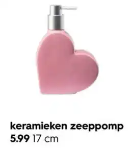 HEMA keramieken zeeppomp aanbieding