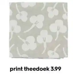 HEMA print theedoek aanbieding