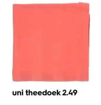 HEMA uni theedoek aanbieding