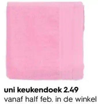 HEMA uni keukendoek aanbieding