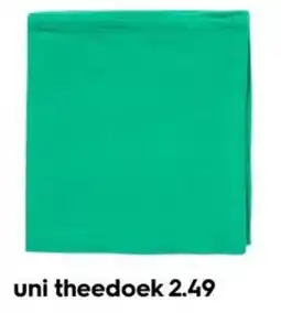 HEMA uni theedoek aanbieding