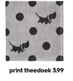 HEMA print theedoek aanbieding