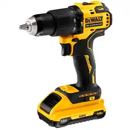 Praxis DeWalt accu schroef-/klopboormachine DCD709D2T-QW 18V (2 accu's) aanbieding