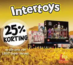 Intertoys op alle sets van LEGO Super Heroes aanbieding