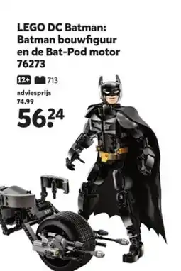 Intertoys LEGO DC Batman: Batman bouwfiguur en de Bat-Pod motor 76273 aanbieding