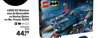 Intertoys LEGO DC Batman met de Batmobile vs Harley Quinn en Mr. Freeze 76274 aanbieding