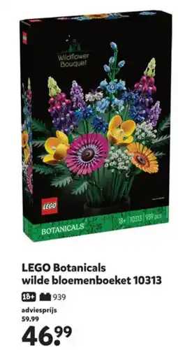 Intertoys LEGO Botanicals wilde bloemenboeket 10313 aanbieding