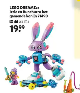 Intertoys LEGO DREAMZzz Izzie en Bunchurro het gamende konijn 71490 aanbieding