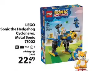 Intertoys LEGO Sonic the Hedgehog Cyclone vs. Metal Sonic 77002 aanbieding