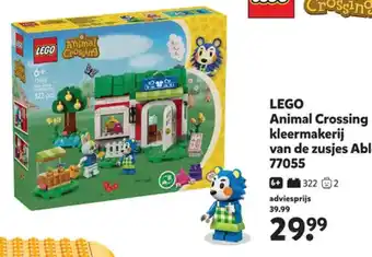 Intertoys LEGO Animal Crossing kleermakerij van de zusjes Able 77055 aanbieding