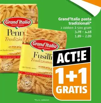 Poiesz Grand'Italia pasta tradizionali aanbieding