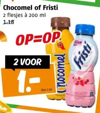 Poiesz Chocomel of Fristi aanbieding