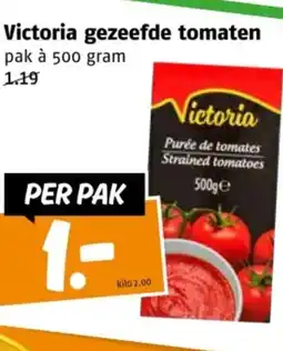 Poiesz Victoria gezeefde tomaten aanbieding