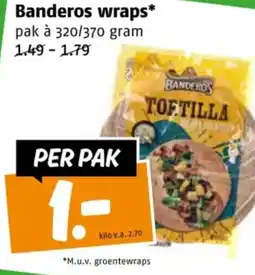 Poiesz Banderos wraps aanbieding