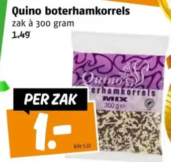 Poiesz Quino boterhamkorrels aanbieding