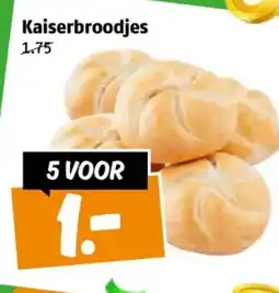 Poiesz Kaiserbroodjes aanbieding