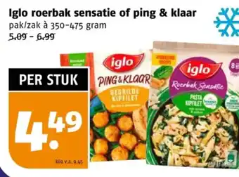 Poiesz Iglo roerbak sensatie of ping & klaar aanbieding