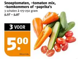 Poiesz Snoeptomaten, tomaten mix, komkommers of paprika's aanbieding