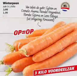 Poiesz Winterpeen aanbieding